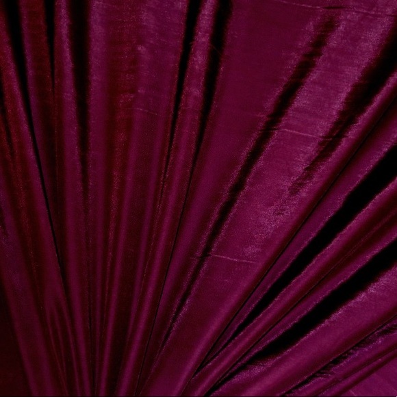 Faux Silk color Passion Fruit Drapery Fabric - Picture 5 of 10